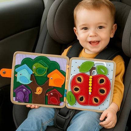 Sensory Activity Story Book for Toddlers, Fine Motor Skills Book – image 5