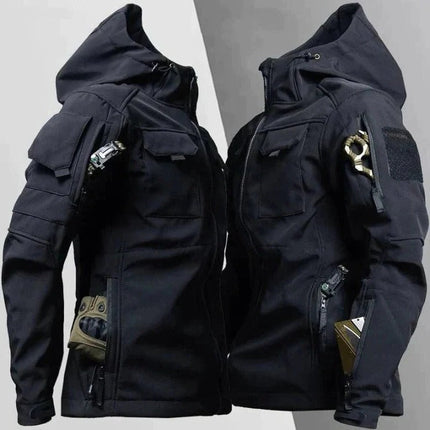 Windbreaker Jacket for Men and Women, Tactical Work Jacket for Hiking