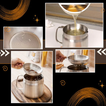Stainless Steel Pot for Deep Frying, Small Deep Fryer Pot with Oil Strainer – image 4