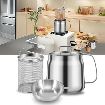 Stainless Steel Pot for Deep Frying, Cooking Pot for Fish and Chicken – image 5