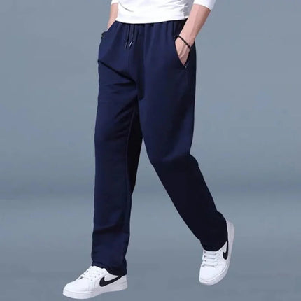 Wide Leg Sweatpants for Men, Cotton Jogging Pants