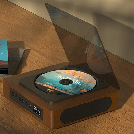 Retro CD Player with Bluetooth and LCD Display