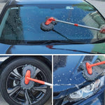 Tuzwa Car Wash Brush – 360° Rotating Head Vehicle Cleaning Brush with Long Detachable Handle for Exterior Car Washing