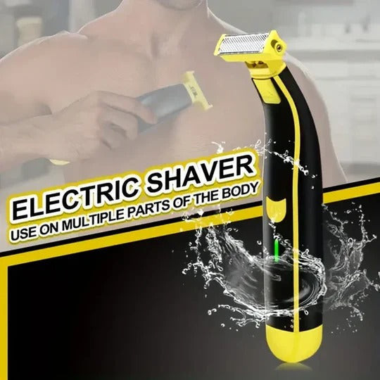 Tuzwa Electric Shaver for Men – Rechargeable Shaver & Trimmer with Wet & Dry Use, 700mAh Battery, 60-Min Runtime & USB Charging