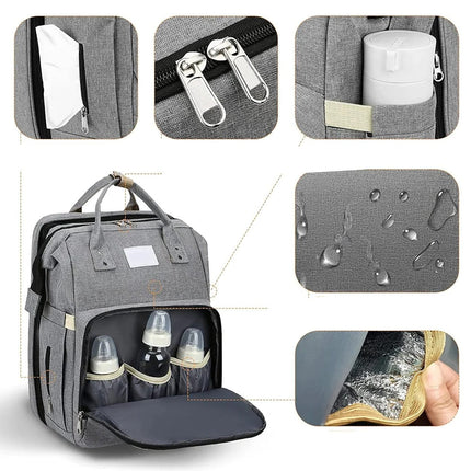 Diaper Bag Backpack with USB Charging Port, Parent Backpack (2)