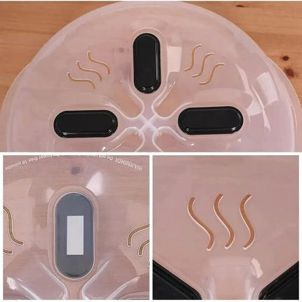 Microwave Cover for Splatter, Magnetic Microwave Splatter Cover with Steam Vents