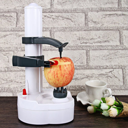 Electric Peeler for Fruit and Vegetable, Stainless Steel Vegetable Peeler with 2 Spare Blades