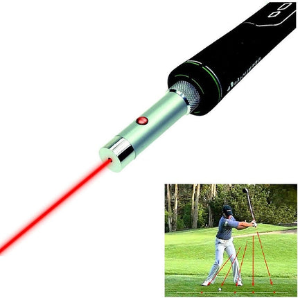 Golf Training Aid with Laser, Swing Trainer for Golf Clubs, Golf Swing Plane Trainer