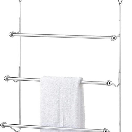 Bath Towel Holder with Hooks for Bathroom Storage – image 4