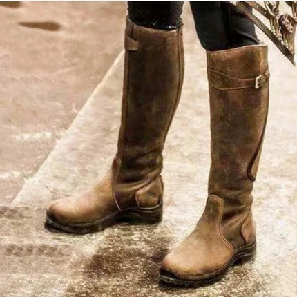Waterproof Boots for Women, Warm Non-Slip Tall Winter Boots with Removable Insole for Rain and Snow, Sizes 3.5 to 9.5