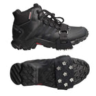 Ice Cleats for Shoes and Boots, Boot Ice Cleats with 7 Steel Crampons, Adjustable Snow Spikes for Shoes