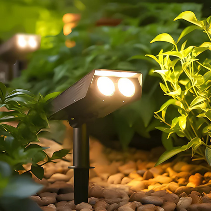 Solar Lights Outdoor, RGB Solar Yard Lights for Lawn and Garden – image 5