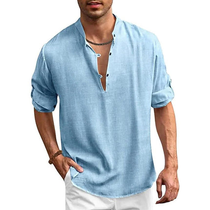 Button Down Shirt for Men, Slim Fit Cotton Shirt with Collar for the Office – image 12