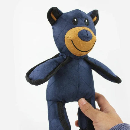Dog Chew Toy Bear, Interactive Dog Toy with Squeaker