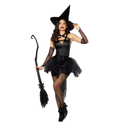 Adult Witch Costume, Masquerade Costume for Halloween Party and Role Play