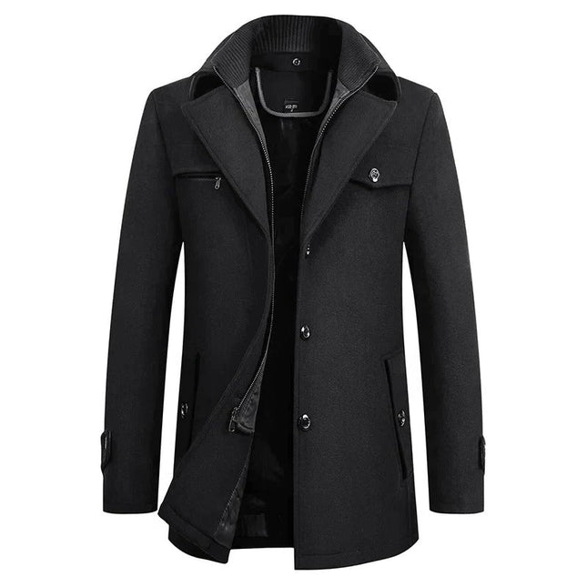 Winter Coat for Men, Water Resistant Mens Jacket for Business Casual