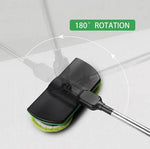 Tuzwa Cordless Electric Spin Mop – Rechargeable Floor Cleaner with Rotating Scrubber Heads, 40–50 Min Runtime & 180° Adjustable Head