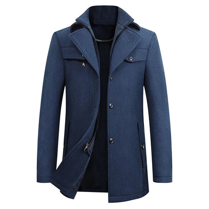 Waterproof Winter Business Coat for Men, Water Resistant Warm Casual to Semi Formal Jacket in Sizes Small to 3XL