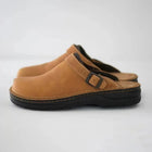 Mens Slippers, Leather House Slippers for Men, Mens House Shoes with Rubber Sole for Indoor and Outdoor Wear