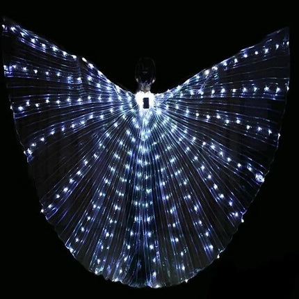 LED Butterfly Wings for Adults and Kids, Light Up Butterfly Wings Costume with Telescopic Rods – image 6