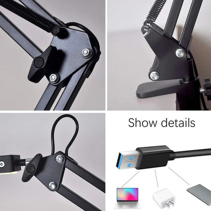 Clamp On Desk Lamp, LED Desk Lamp with 10 Level Dimming – image 11