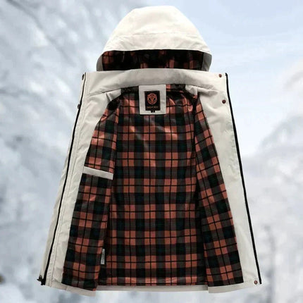 Mens Rain Jacket with Hood, Windproof Mens Waterproof Jacket – image 6