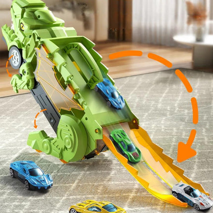 Dinosaur Toy Truck, Dual Racing Tracks – image 5