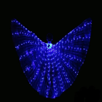 LED Butterfly Wings for Adults and Kids, Light Up Butterfly Wings Costume with Telescopic Rods – image 4