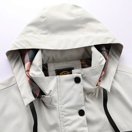 Mens Rain Jacket with Hood, Waterproof Rain Jackets for Men for Hiking and Camping, Windproof Mens Waterproof – image 7