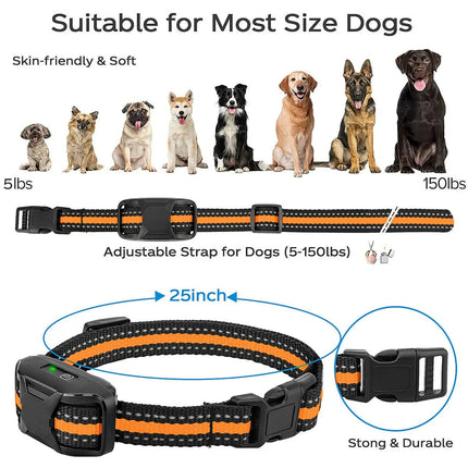Shock Collar for Barking Dogs 3300 ft Range, E Collar for Dogs with Remote – image 5