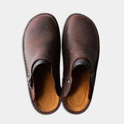 Mens Slippers, Mens House Shoes with Rubber Sole for Indoor and Outdoor Wear – image 4