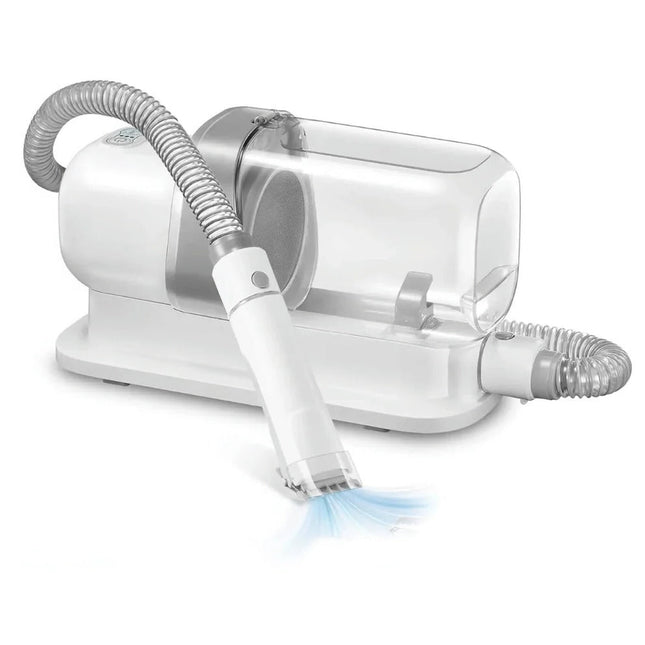 Pet Fur Vacuum for Dog Grooming, Dog Grooming Kit with Pet Hair Clippers and Slicker Brush, Low Noise Dog Grooming Tools