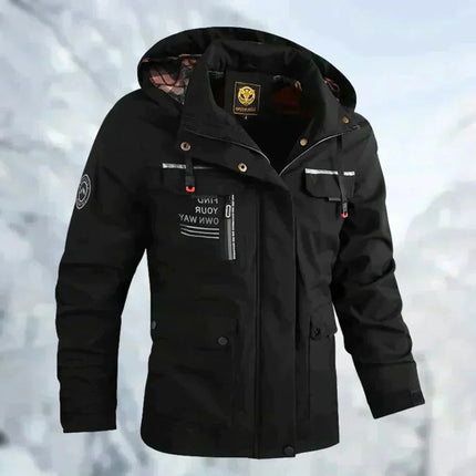 Mens Rain Jacket with Hood, Waterproof Rain Jackets for Men for Hiking and Camping, Windproof Mens Waterproof – image 10