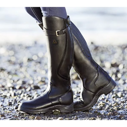 Waterproof Thermal Winter Boots for Men and Women, Insulated Synthetic Leather Snow Boots with Rubber Sole