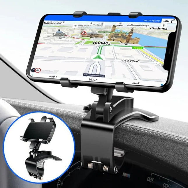 Car Phone Holder for Dashboard and Air Vent, 360 Rotating Phone Holder for Car