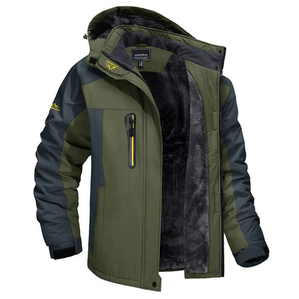 Mens Windbreaker Jacket for Hiking and Cycling, Windproof Outdoor Jacket