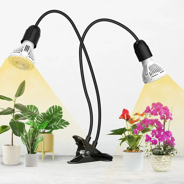 Plant Grow Lights for Indoor Plants, Full Spectrum LED Grow Light with Gooseneck and Remote Control
