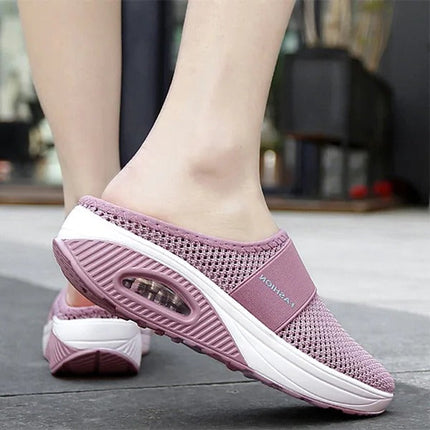 Non Slip Shoes, Slip On Comfort Shoes with Mesh Upper for Walking – image 11