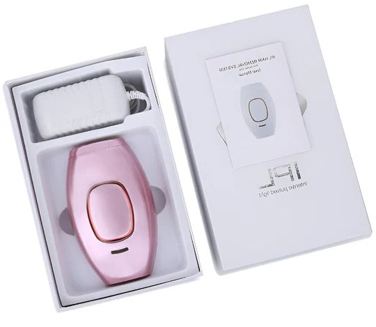 Tuzwa At-Home Hair Removal Device – Rechargeable Light-Based Hair Reduction System with Adjustable Settings for Face & Body