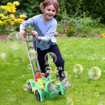 Bubble Lawn Mower Toy for Children, Bubble Mower for Active Outdoor Play, Pretend Play Toy for the Backyard