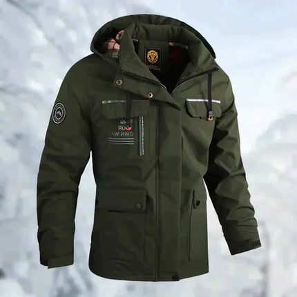 Mens Rain Jacket with Hood, Windproof Mens Waterproof Jacket – image 12