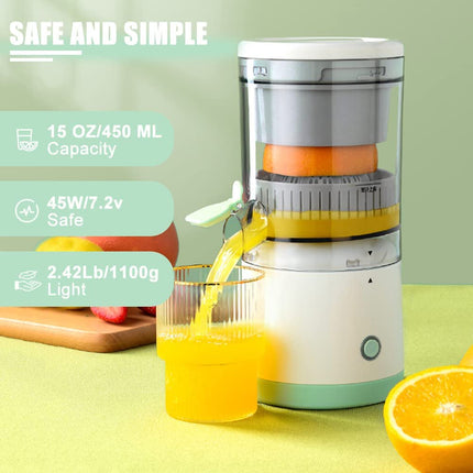 USB Charging Portable Juicer, Rechargeable Personal Blender for Smoothies and Fresh Fruit Juice, Compact Travel Juice Cup for the Gym