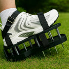 Lawn Aerator Shoes, Grass Aerator Shoes with Spikes and Adjustable Straps, Lawn Aeration Tool for Yard