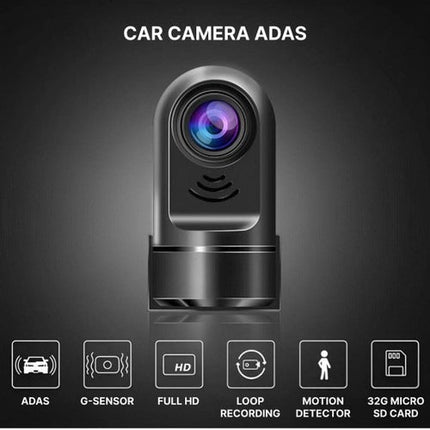Car Dashcam with Surveillance Camera, ADAS Dashcam with GPS Tracking and Voice Control