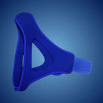 Tuzwa Chin Strap for Sleeping – Adjustable Full Head Jaw Support Strap, Lightweight One-Size Design, Blue or Black