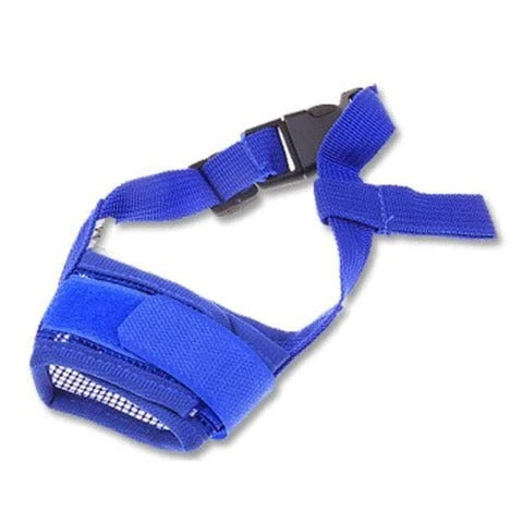 Tuzwa Soft Dog Muzzle – Adjustable Breathable Mesh Muzzle for Walking, Training & Vet Visits, Sizes S–XXL