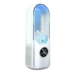 Tuzwa Portable Personal Air Cooler – Blade-Free Desktop Cooling Fan with Multiple Airflow Settings, Low-Noise Operation & Compact 2.9 lb Design