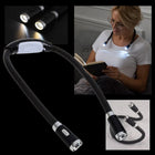 Neck Book Light, Neck Reading Light for Night Reading, LED Reading Lamp with 3 Brightness Modes