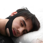 Tuzwa Chin Strap for Sleeping – Adjustable Full Head Jaw Support Strap, Lightweight One-Size Design, Blue or Black
