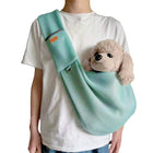 Dog Sling Carrier, Crossbody Small Dog Carrier Bag, Hands Free Small Pet Carrier with Adjustable Shoulder Strap